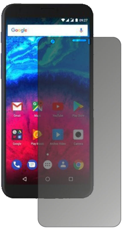 Blickschutzfolie von dipos passend für Archos Core 60S, präziser Zuschnitt und blasenfrei montiert