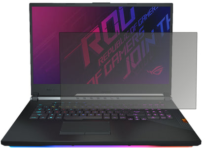 Blickschutzfolie von dipos passend für Asus ROG Strix Scar III G731GW-EV104T, präziser Zuschnitt und blasenfrei montiert