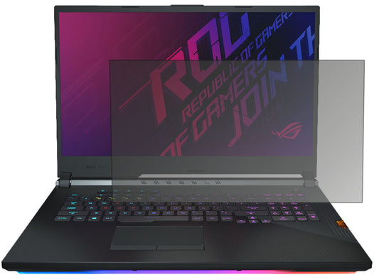 Blickschutzfolie von dipos passend für Asus ROG Strix Scar III G731GW-EV104T, präziser Zuschnitt und blasenfrei montiert