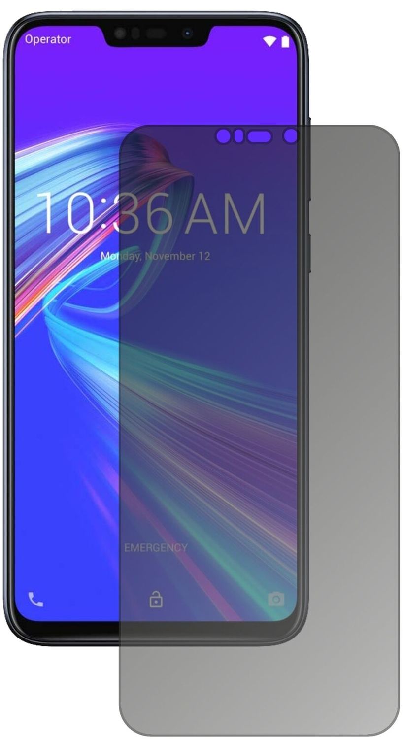 Blickschutzfolie von dipos passend für Asus ZenFone Max (M2), präziser Zuschnitt und blasenfrei montiert