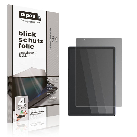 Blickschutzfolie von dipos passend für Avylet RC04, präziser Zuschnitt und blasenfrei montiert