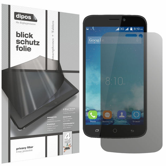 Blickschutzfolie von dipos passend für Blackview A5, präziser Zuschnitt und blasenfrei montiert