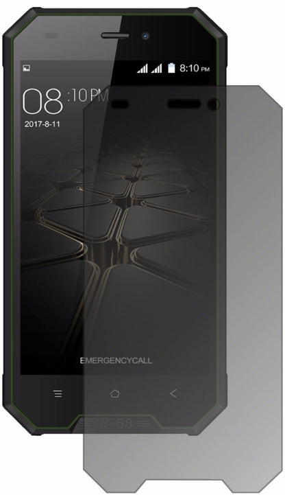 Blickschutzfolie von dipos passend für Blackview BV4000 Pro, präziser Zuschnitt und blasenfrei montiert