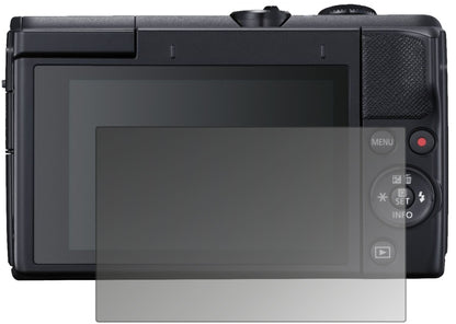 Blickschutzfolie von dipos passend für Canon EOS M200, präziser Zuschnitt und blasenfrei montiert
