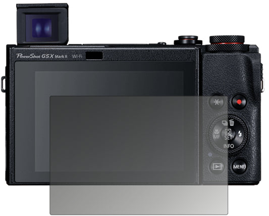 Blickschutzfolie von dipos passend für Canon PowerShot G5X Mark II, präziser Zuschnitt und blasenfrei montiert