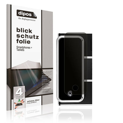 Blickschutzfolie von dipos passend für ChefRobot Kaffeevollautomat, präziser Zuschnitt und blasenfrei montiert