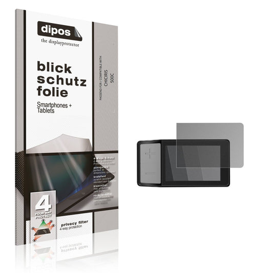 Blickschutzfolie von dipos passend für CHICIRIS 500C, präziser Zuschnitt und blasenfrei montiert