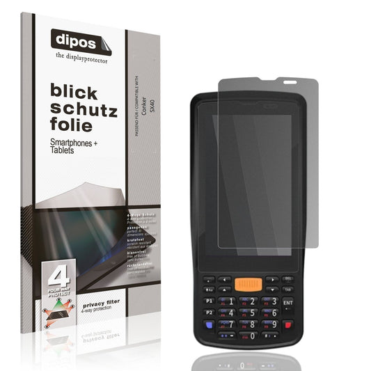 Blickschutzfolie von dipos passend für Conker SX40, präziser Zuschnitt und blasenfrei montiert