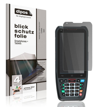 Blickschutzfolie von dipos passend für Conker SX41, präziser Zuschnitt und blasenfrei montiert