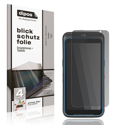 Blickschutzfolie von dipos passend für Conker SX51, präziser Zuschnitt und blasenfrei montiert