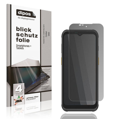 Blickschutzfolie von dipos passend für Conker SX65, präziser Zuschnitt und blasenfrei montiert