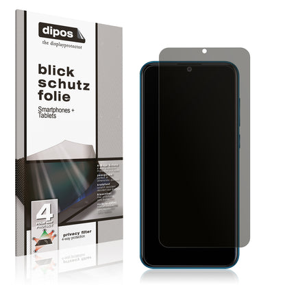 Blickschutzfolie von dipos passend für Coolpad Cool 5, präziser Zuschnitt und blasenfrei montiert
