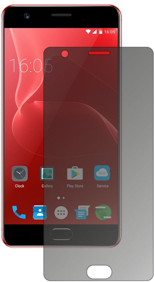 Blickschutzfolie von dipos passend für Elephone P8 Max, präziser Zuschnitt und blasenfrei montiert