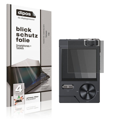 Blickschutzfolie von dipos passend für Fanvace F30, präziser Zuschnitt und blasenfrei montiert