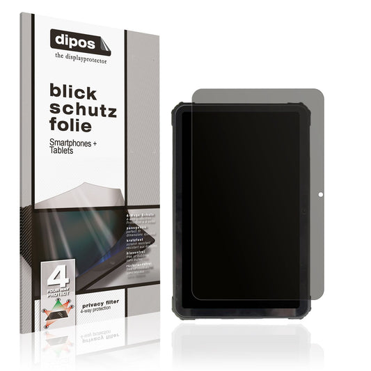 Blickschutzfolie von dipos passend für Fossibot DT3 5G, präziser Zuschnitt und blasenfrei montiert
