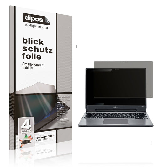 Blickschutzfolie von dipos passend für Fujitsu Lifebook T936, präziser Zuschnitt und blasenfrei montiert