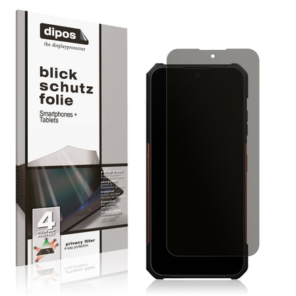 Blickschutzfolie von dipos passend für Hammer Construction 2 5G, präziser Zuschnitt und blasenfrei montiert