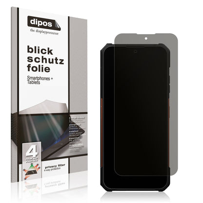 Blickschutzfolie von dipos passend für Hammer Construction 2 Thermal 5G, präziser Zuschnitt und blasenfrei montiert