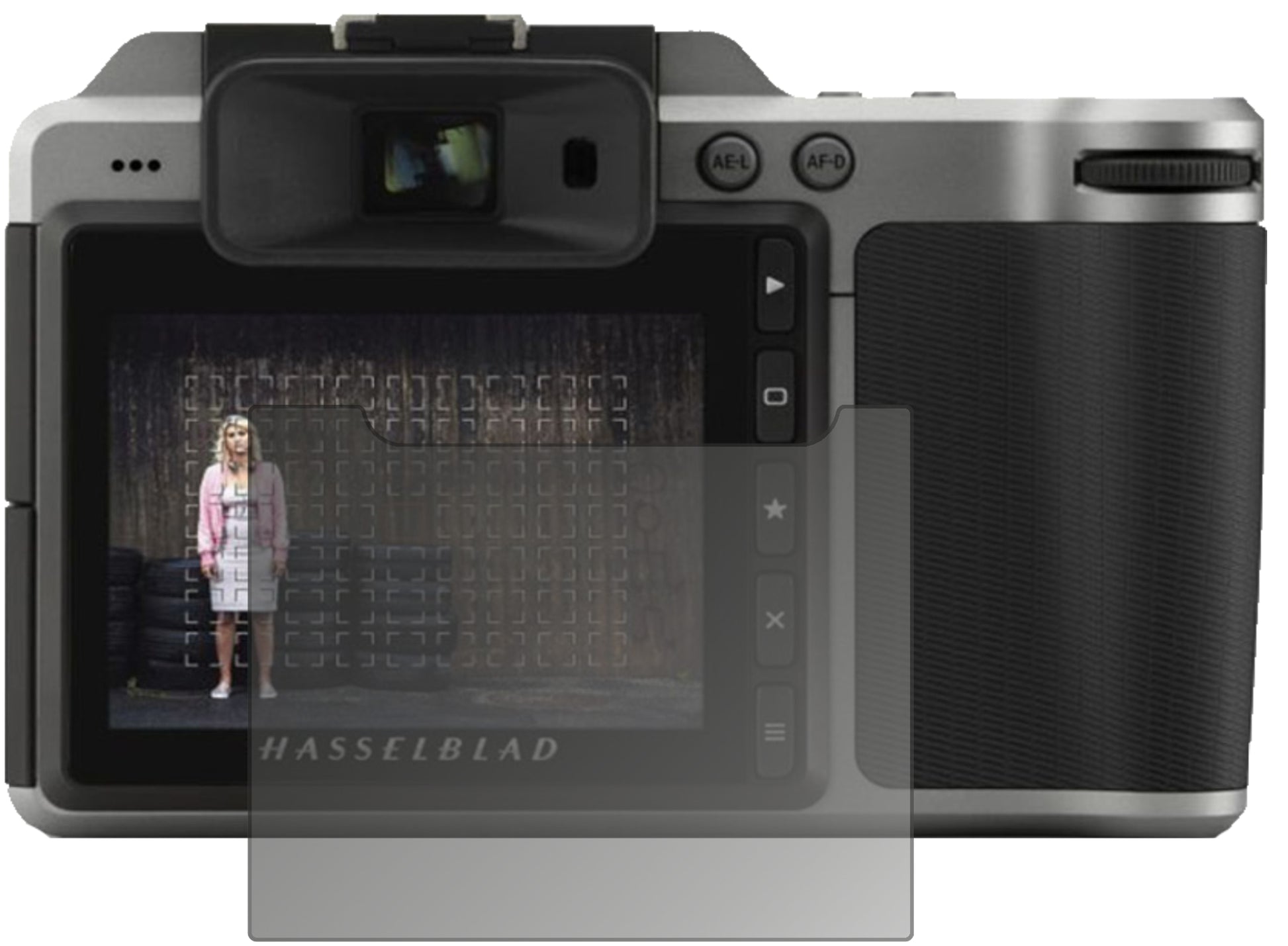 Blickschutzfolie von dipos passend für Hasselblad X1D II 50C, präziser Zuschnitt und blasenfrei montiert