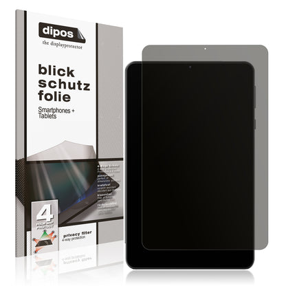 Blickschutzfolie von dipos passend für Headwolf FPad 5 Pro, präziser Zuschnitt und blasenfrei montiert