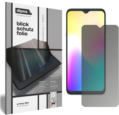 Blickschutzfolie von dipos passend für Hisense Infinity H30, präziser Zuschnitt und blasenfrei montiert