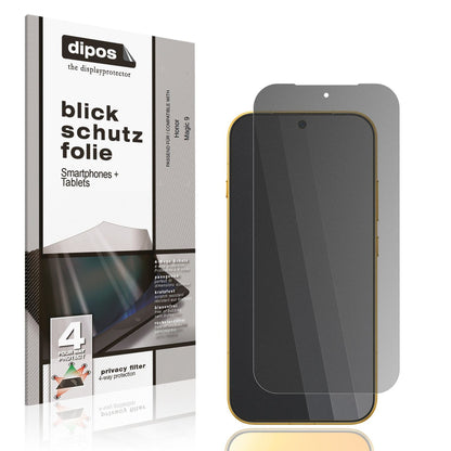 Displayschutz mit Blickschutzfilter-Effekt zur Unterstützung beim Schutz sensibler Daten
