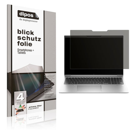 Blickschutzfolie von dipos passend für HP EliteBook 860 G11 16 Zoll, präziser Zuschnitt und blasenfrei montiert