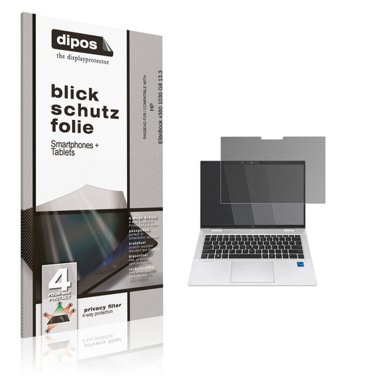Displayschutz mit Blickschutzfilter-Effekt zur Unterstützung beim Schutz sensibler Daten