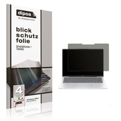 Blickschutzfolie von dipos passend für HP OmniBook 5 14 Zoll, präziser Zuschnitt und blasenfrei montiert
