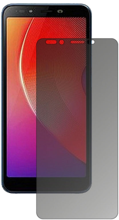 Blickschutzfolie von dipos passend für Infinix Smart 2 Pro, präziser Zuschnitt und blasenfrei montiert