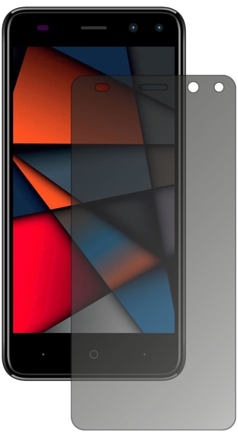 Blickschutzfolie von dipos passend für Intex Indie 6, präziser Zuschnitt und blasenfrei montiert