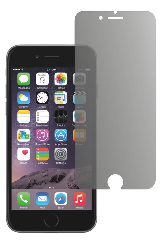 Blickschutzfolie von dipos passend für iPhone 6 / 6S Apple, präziser Zuschnitt und blasenfrei montiert