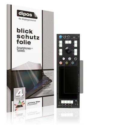 Blickschutzfolie von dipos passend für Kodamo EssenceFM MKII, präziser Zuschnitt und blasenfrei montiert