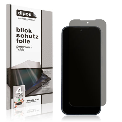 Blickschutzfolie von dipos passend für Kyocera Digno SX2, präziser Zuschnitt und blasenfrei montiert