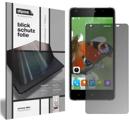 Blickschutzfolie von dipos passend für Landvo XM200 Pro, präziser Zuschnitt und blasenfrei montiert
