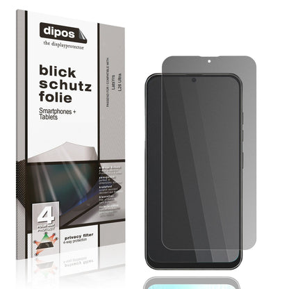 Displayschutz mit Blickschutzfilter-Effekt zur Unterstützung beim Schutz sensibler Daten