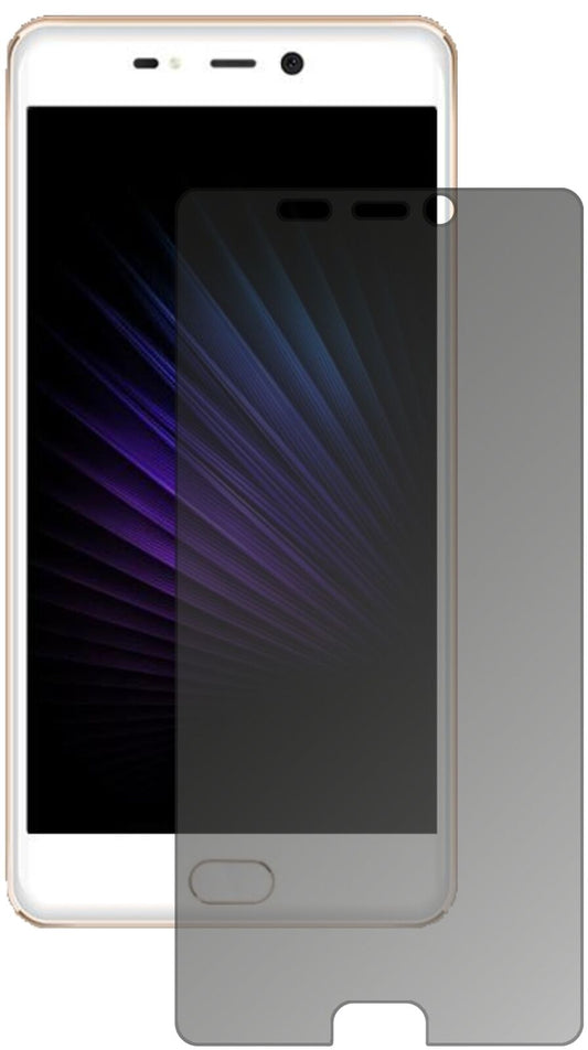 Blickschutzfolie von dipos passend für Leagoo T5, präziser Zuschnitt und blasenfrei montiert