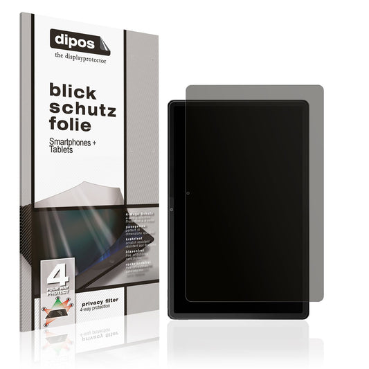 Blickschutzfolie von dipos passend für Lenovo Tab P12, präziser Zuschnitt und blasenfrei montiert