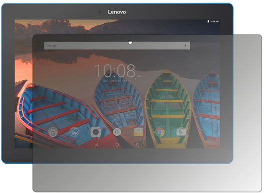 Blickschutzfolie von dipos passend für Lenovo Tab10 (ZA1U0072DE), präziser Zuschnitt und blasenfrei montiert