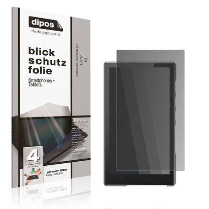 Blickschutzfolie von dipos passend für Luoran N2, präziser Zuschnitt und blasenfrei montiert