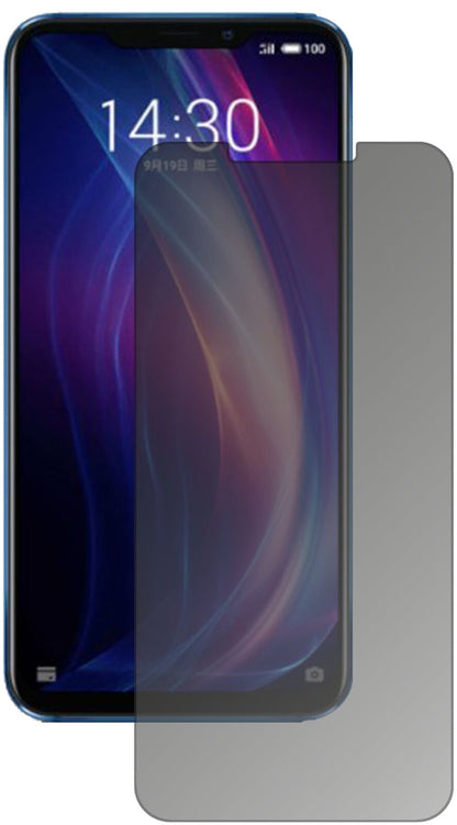 Blickschutzfolie von dipos passend für Meizu X8, präziser Zuschnitt und blasenfrei montiert
