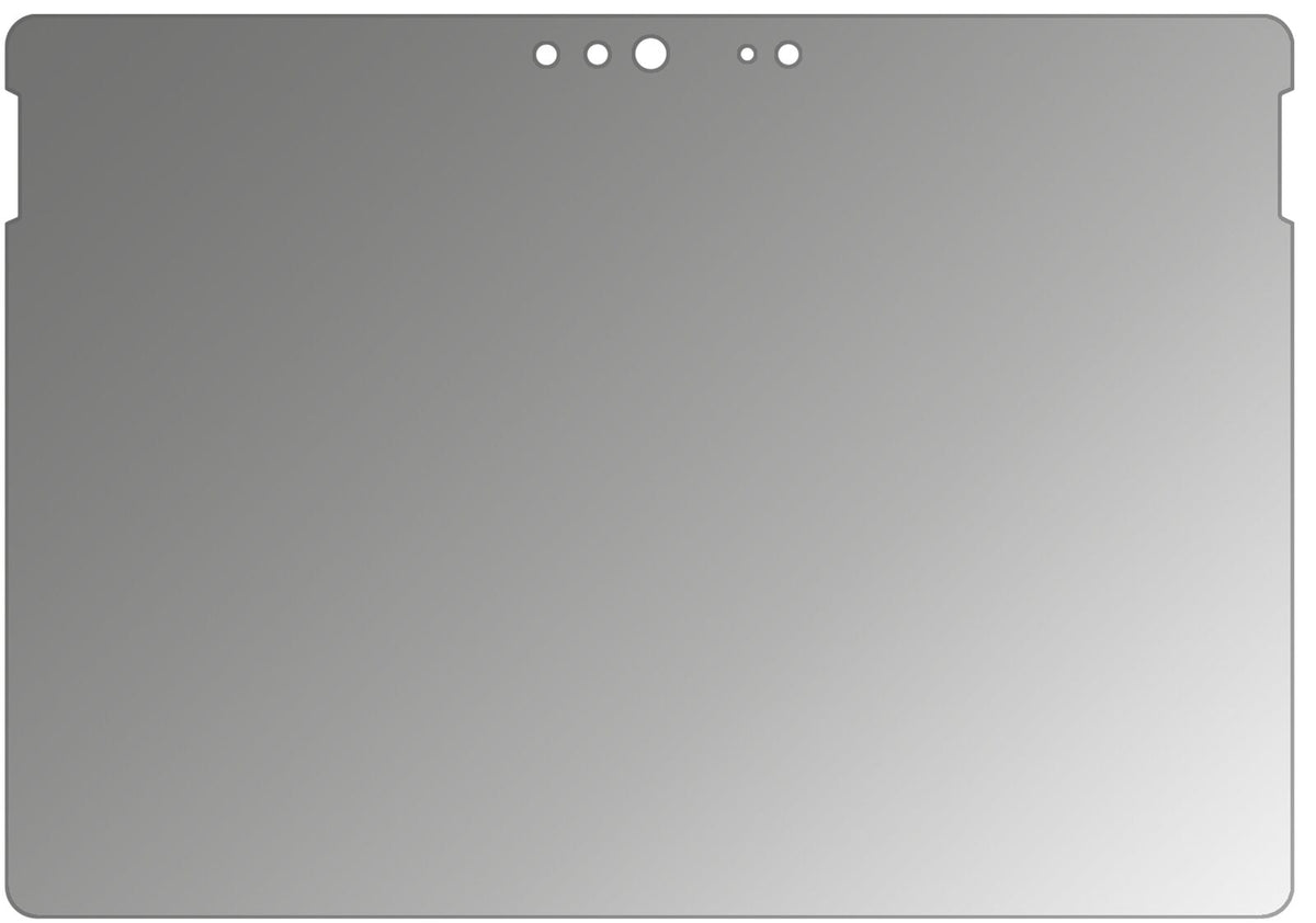 Blickschutzfolie von dipos passend für Microsoft Surface Go, präziser Zuschnitt und blasenfrei montiert