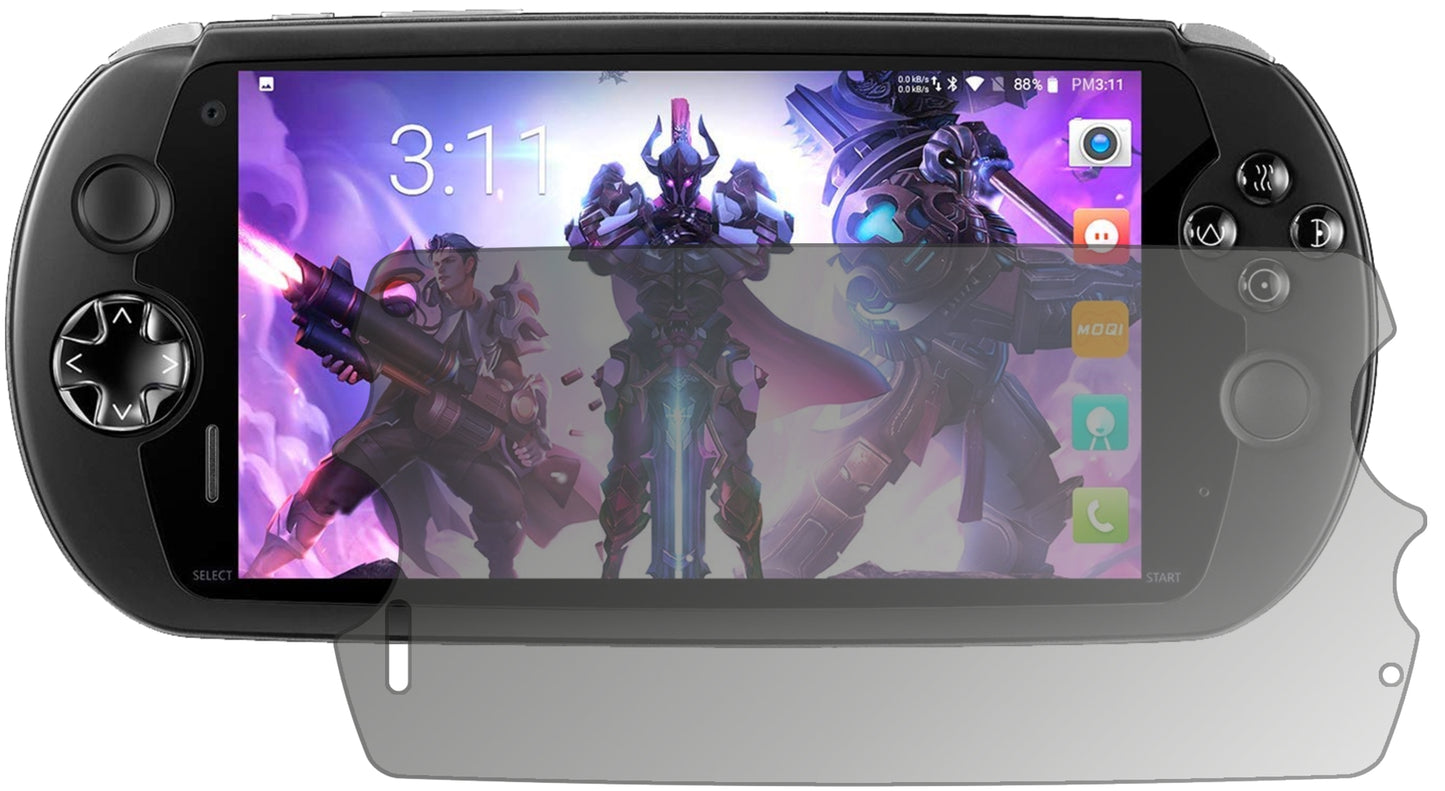 Blickschutzfolie von dipos passend für MOQI i7s, präziser Zuschnitt und blasenfrei montiert