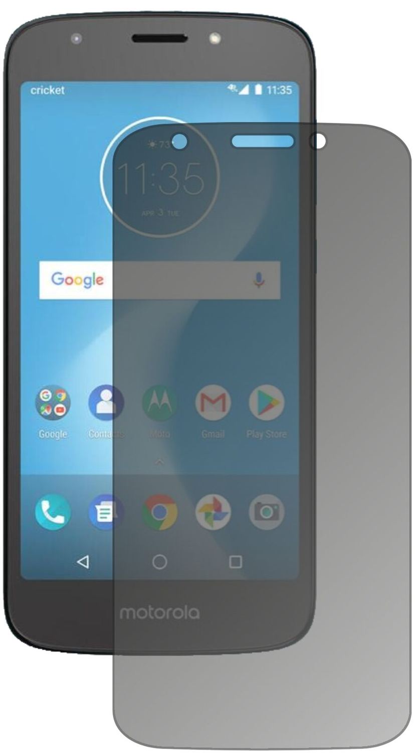 Blickschutzfolie von dipos passend für Motorola Moto E5 Play SD427, präziser Zuschnitt und blasenfrei montiert
