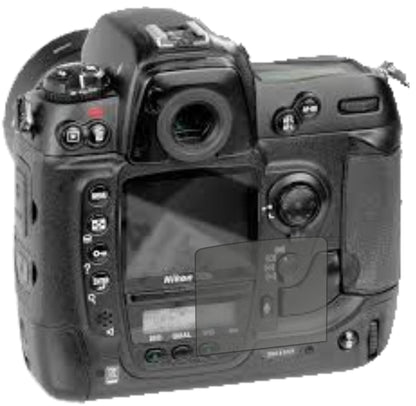 Blickschutzfolie von dipos passend für Nikon D2Hs, präziser Zuschnitt und blasenfrei montiert
