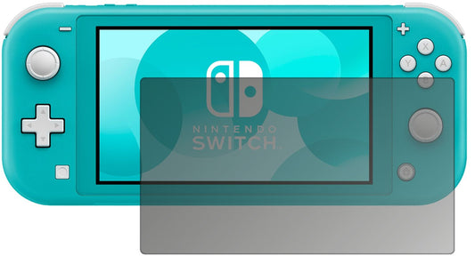 Blickschutzfolie von dipos passend für Nintendo Switch Lite, präziser Zuschnitt und blasenfrei montiert