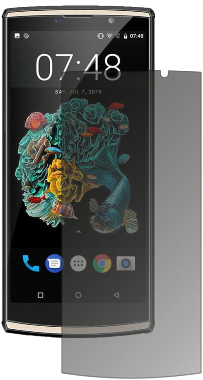 Blickschutzfolie von dipos passend für Oukitel K7, präziser Zuschnitt und blasenfrei montiert