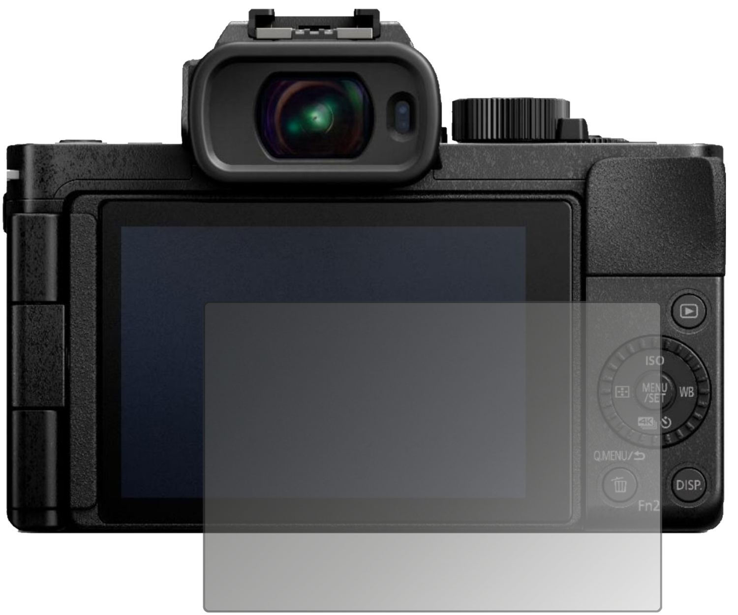 Blickschutzfolie von dipos passend für Panasonic Lumix DC-G110, präziser Zuschnitt und blasenfrei montiert