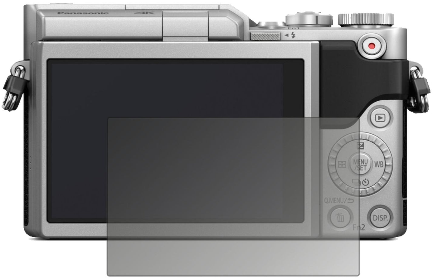 Blickschutzfolie von dipos passend für Panasonic Lumix DC-GX880, präziser Zuschnitt und blasenfrei montiert