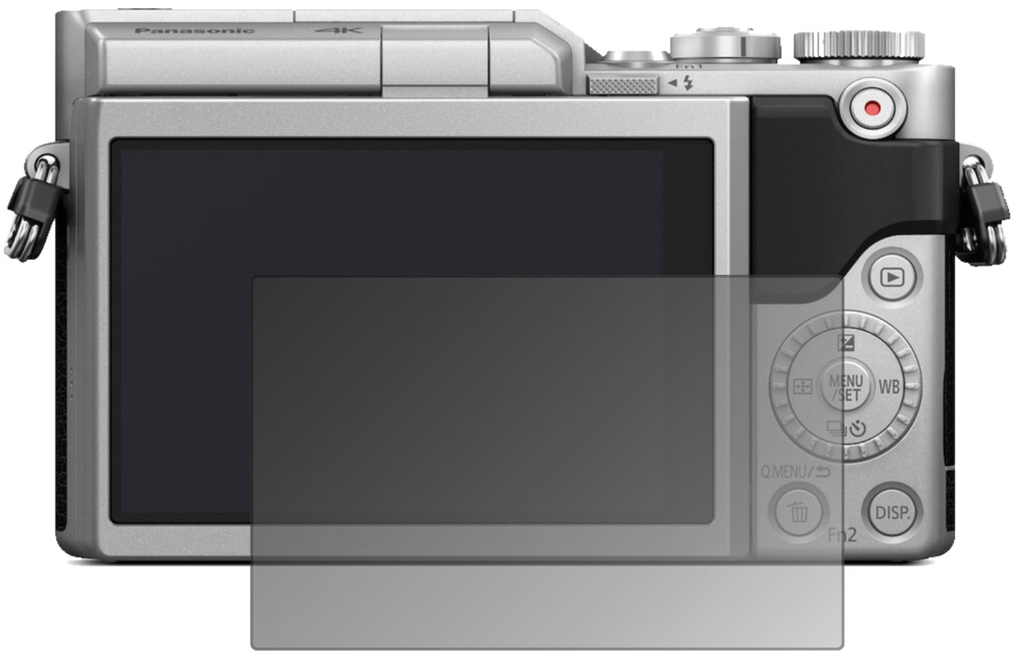 Blickschutzfolie von dipos passend für Panasonic Lumix DC-GX880, präziser Zuschnitt und blasenfrei montiert